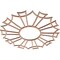 Ekena Millwork Augustus Wood Fretwork Pierced Ceiling Medallion, Cherry, 18"OD x 6 3/8"ID x 3/8"T CMWP18X18X0375AUCH - alternate 4